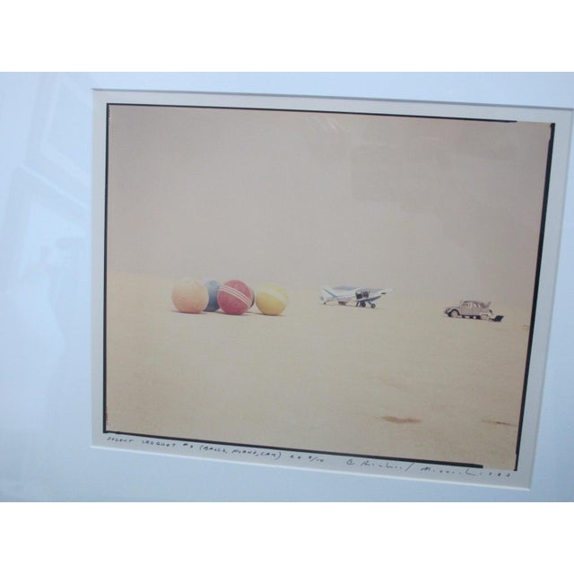 Richard Misrach Signed Limited Edition Burning Man Photograph Desert Croquet #3 For Sale - Image 12 of 12
