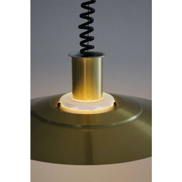 1970s Danish Slats Pendant Lamp from Jeka Denmark, 1970s For Sale - Image 5 of 7