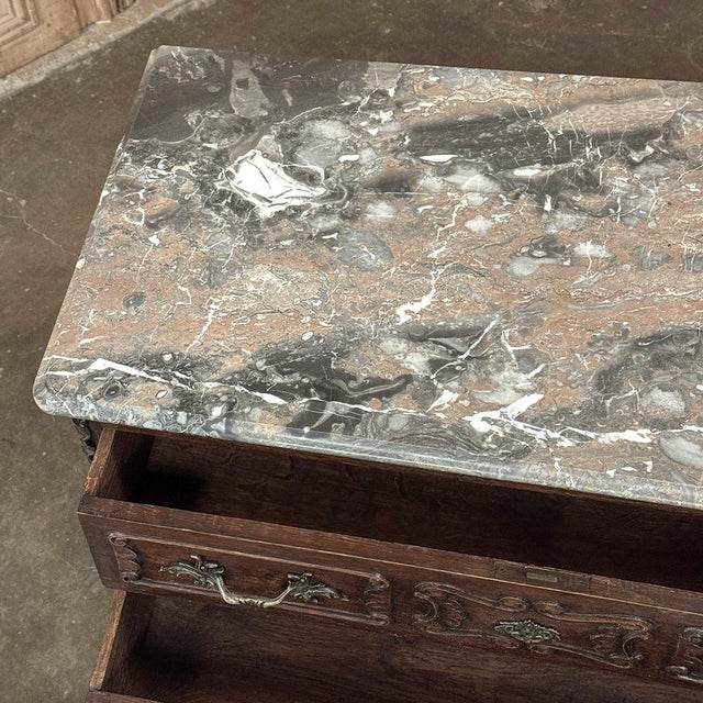 Antique Liégeoise Louis XIV Marble Top Commode For Sale - Image 15 of 17