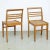 Chairs designed by Rene Gabriel, circa 1946. Manufactured in France, circa 1946. Oak wood base and structure. In good...