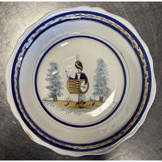 Large Earthenware Centerpiece Platter For Sale - Image 4 of 6