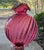 Vintage Cranberry Pink Swirl Glass Tall Electric Victorian-Style Parlor Lamp For Sale - Image 11 of 12