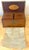 Documented Georgian Sheraton Period Marquetry Tea Caddy with Prince of Wales Feathers, Inscribed “E * S 1797,” England,...