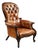 Victorian Leather Armchair, 1880s For Sale