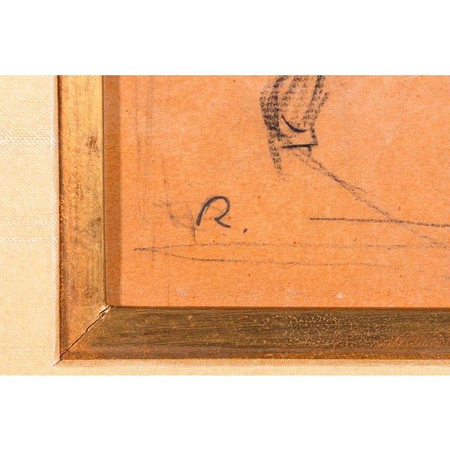Pierre-Auguste Renoir Madame De Galéa Signed Original Sketch Graphite on Paper For Sale - Image 10 of 13