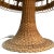 Large Scandinavian Wicker Mushroom Table Lamp, 1960s or 1970s For Sale - Image 4 of 10