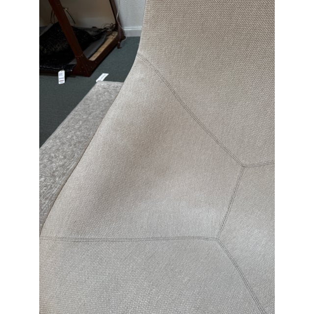 Taupe Luca Nichetto for Artifort Pala Swivel Chair + Ottoman, Set For Sale - Image 8 of 12