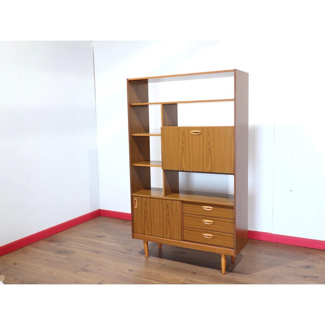 Mid Century Modern Vintage Schreiber Room Divider Display Cabinet For Sale - Image 10 of 15