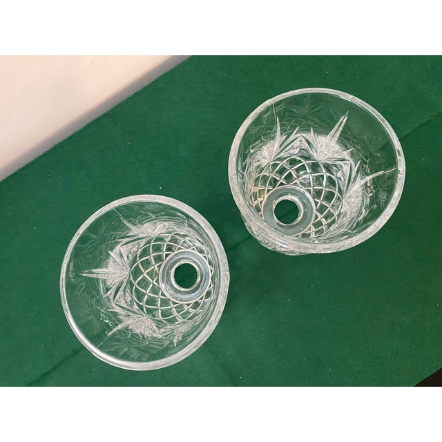 Lead Crystal Votive Candle Shades - A Pair A great find and ready to replace or enhance your current accents. Approx...