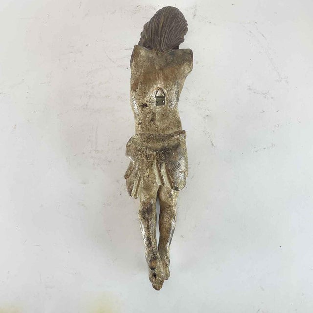 Christ on the Cross in Pinus Cembra, 1700s For Sale - Image 5 of 8