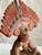 This vintage Mexican folk art clay terracotta pottery draws inspiration from the artistic traditions of ancient...