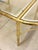 Gold Dining Table in Faux Bamboo & Brass from Maison Baguès, 1970s For Sale - Image 8 of 16