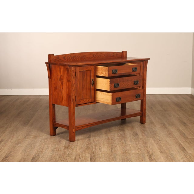 2000 - 2009 Nichols & Stone Mission Style Oak Sideboard For Sale - Image 5 of 18