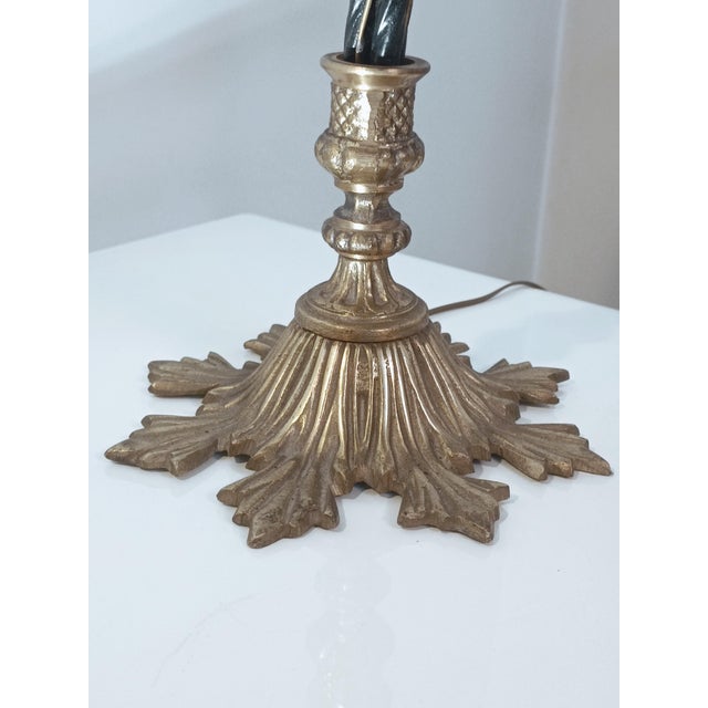 Metal Murano Glass Grape Cluster Lamp, 1960s For Sale - Image 7 of 13