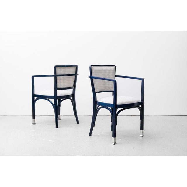 Art Nouveau Seating Group by Koloman Moser for Jacob & Josef Kohn, Vienna, Austria, 1902, Set of 3 For Sale - Image 6 of 18