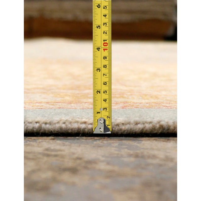 2020s Pasargad Home Tabriz Wool Area Rug-12' 0" X 15' 8" , L. Blue For Sale - Image 5 of 6