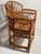 Vintage Brighton Bsmboo Chinoiserie Cane Armchair For Sale - Image 4 of 6