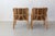 Wood Danish Rattan Lounge Set with Sofa, Armchairs and Coffee Table, 1970s, Set of 4 For Sale - Image 7 of 11