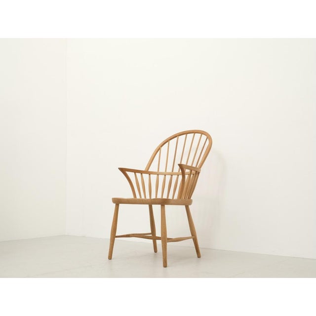 CH 18A Chair in Oak by Frits Henningsen for Carl Hansen, 1960s For Sale - Image 14 of 18
