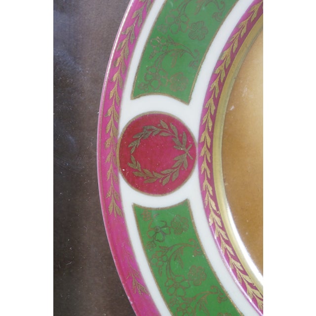 Early 20th Century Antique Royal Vienna Mz Austria Constance Portrait Shadow Box Plate For Sale - Image 5 of 10