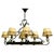 Metal Large French Wrought Iron Country Chandelier, 1960 For Sale - Image 7 of 7