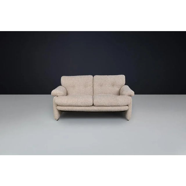 1960s Mid-Century Modern Two-Seat Coronado Sofa attributed to Tobia Scarpa for B&b Italia, 1960s For Sale - Image 5 of 11