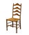 THOMASVILLE FURNITURE Post Road Collection Solid Hard Rock Maple Colonial Early American Ladderback Dining Side Chair w....