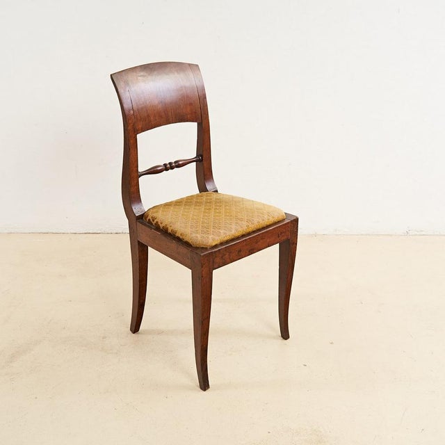 Wood Antique Director Chair, 1800 For Sale - Image 7 of 7