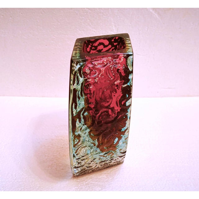 Large Murano Sommerso Glass Oliva Vase from Alessandro Mandruzzato, Italy, 1960s For Sale - Image 9 of 17