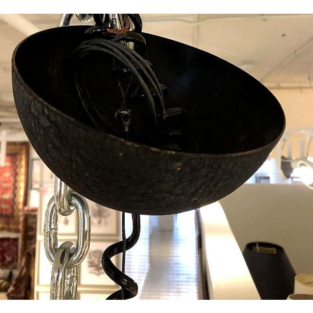 1960s White Murano Glass Pendant Chandelier For Sale - Image 9 of 9