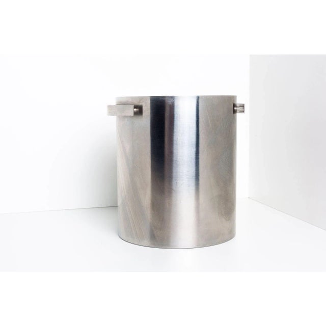 Metal 1960s Arne Jacobsen and Cylinda Line Champagne Ice Bucket For Sale - Image 7 of 11