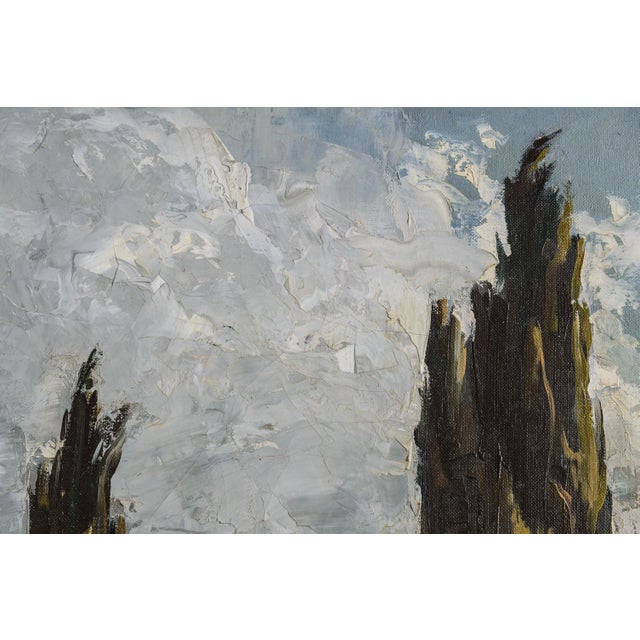 French Oil on Canvas Southern Light Over the Provencal Field by Ely Laumonier For Sale - Image 4 of 10