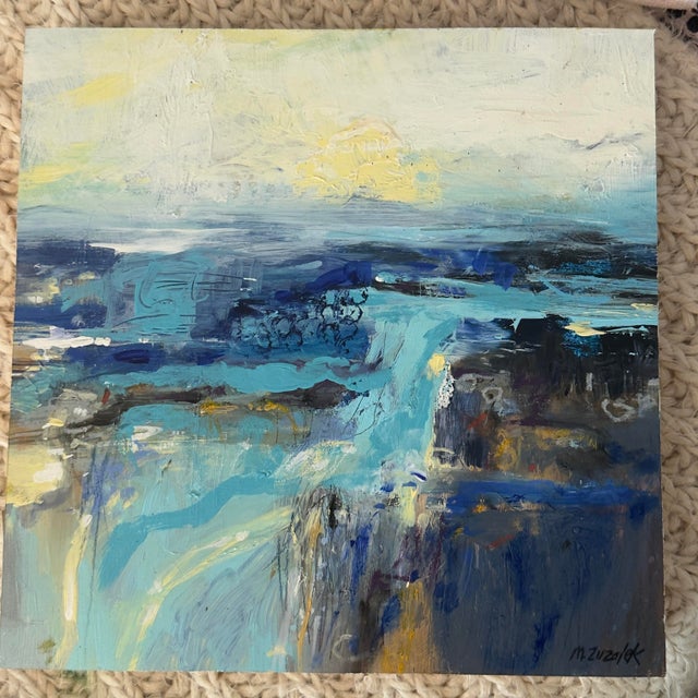 "Sea Change" Original Abstract Seascape For Sale In Washington DC - Image 6 of 6
