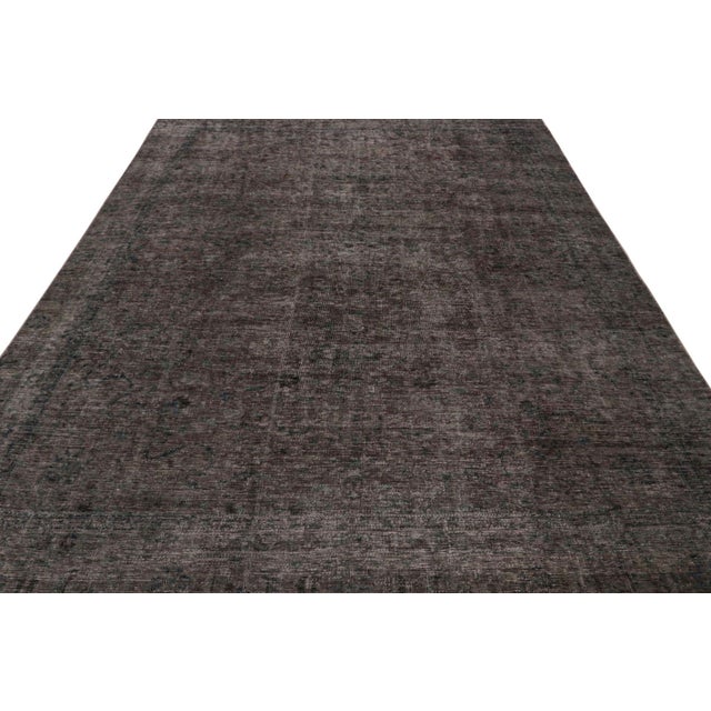 Traditional Vintage Persian Rug in Brown With Floral Patterns, From Rug & Kilim For Sale - Image 3 of 7