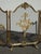 Vintage French Provincial Ribbons Love Birds Gold Brass Fireplace Screen #1 For Sale - Image 4 of 15
