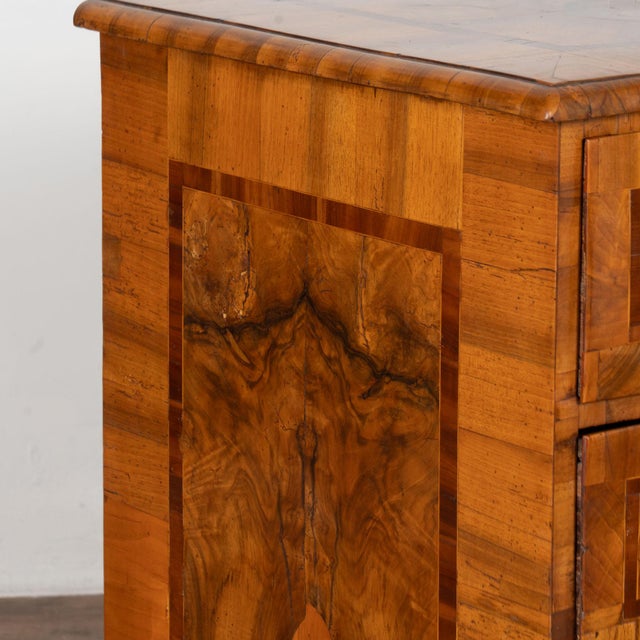 Late 18th Century German Rococo Inlaid Chest of Three Drawers For Sale - Image 10 of 15