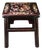 Vintage Chinese Zitan Rosewood Mother-of-Pearl Inlaid "Magpie on Plum" Stool For Sale