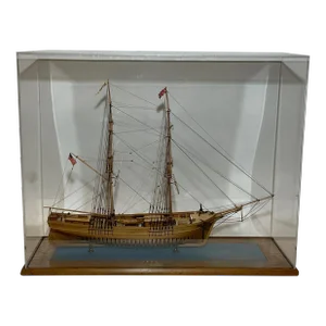 Ship model of Brig Pilgrim by Hitchcock