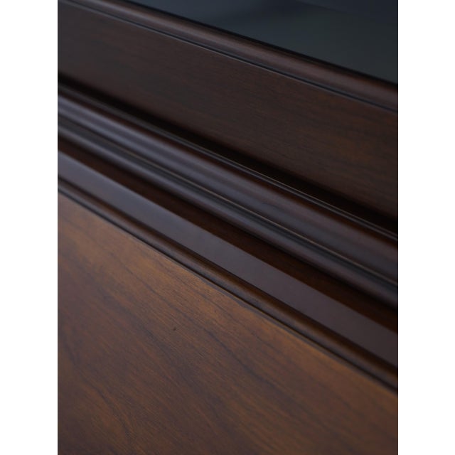 Henkel Harris Cherry Chippendale Style Secretary Desk For Sale - Image 13 of 18