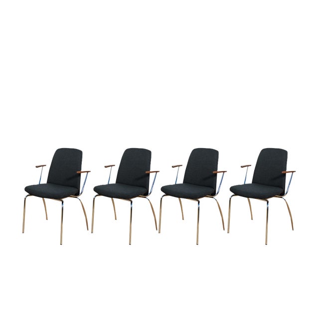 Danish Cube Conference Armchairs, 2010s, Set of 4 For Sale