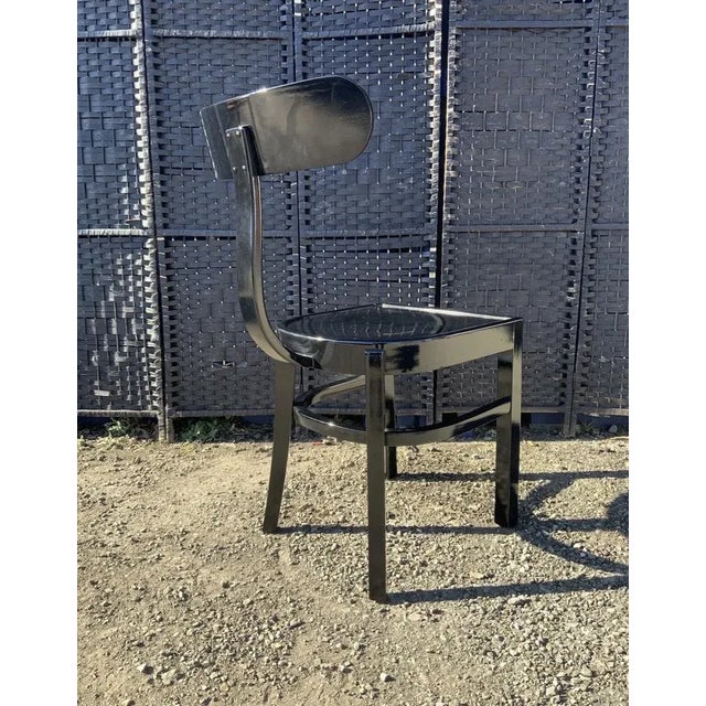 Mid-Century Modern Art Deco No. 401 Side Chair by Lajos Kozma for Szék és Faárugyár Rt, 1930s For Sale - Image 3 of 13