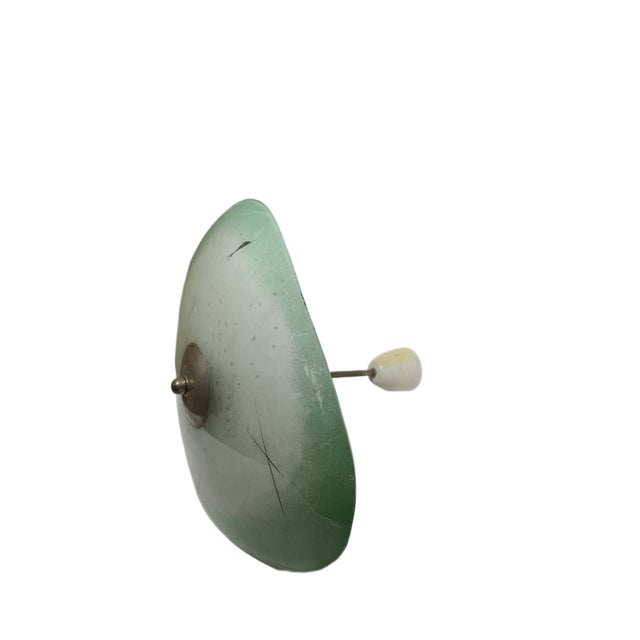 Postmodern Chandelier in Brass and Glass, Poland, 1970s For Sale - Image 10 of 10