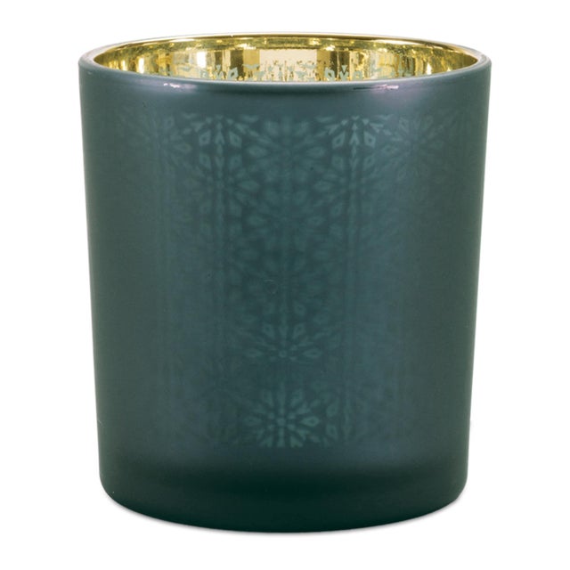 Geometric Patterned Votive Holder (Set of 3) For Sale In Chicago - Image 6 of 6