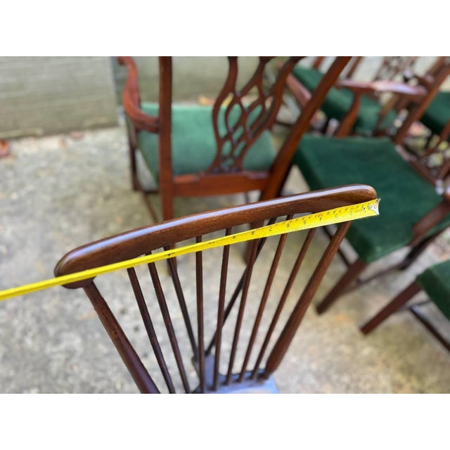 Vintage Art& Craft Style Spindle Brace Back Side Chair by Sikes Company For Sale - Image 15 of 18