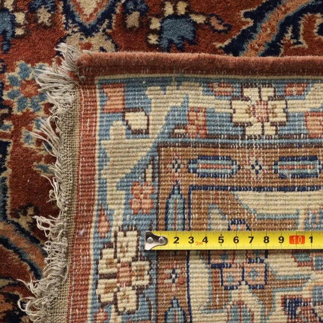 Textile Antique Asian Rug in Wool For Sale - Image 7 of 8