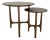 Revelation Mid-Century Modern Style Stow Away Nesting Tables Set of 2 For Sale