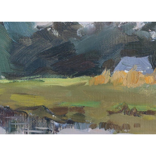 Ukrainian Impressionism Oil Painting: River Landscape, Sokolovsky (1981) 21-29 For Sale - Image 4 of 6