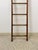 Antique Wood Metal Library Ladder 7 Rung Rolling Bookcase Ladder 82" For Sale - Image 4 of 9