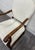 White Vintage Spanish Revival Walnut Armchair For Sale - Image 8 of 16
