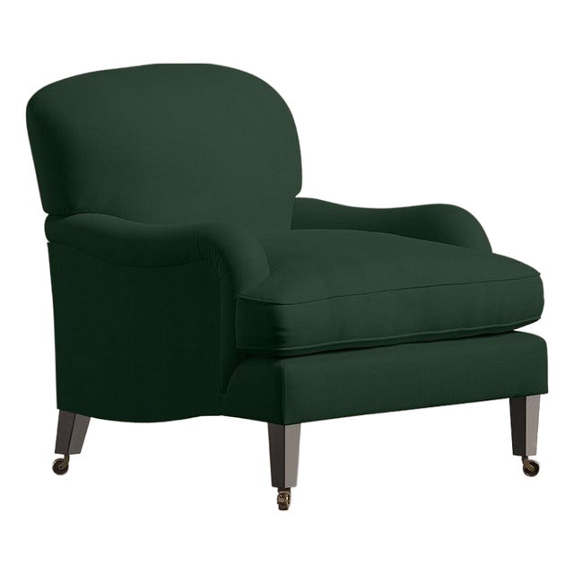 Olive Sofia Lounge Chair by Ceraudo For Sale